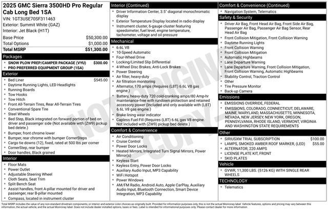 2025 GMC Sierra 3500 HD Pro