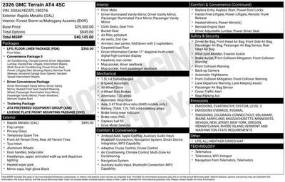 2026 GMC Terrain AT4